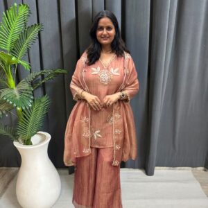 Beautiful Festive Short Shirt Dupatta Set